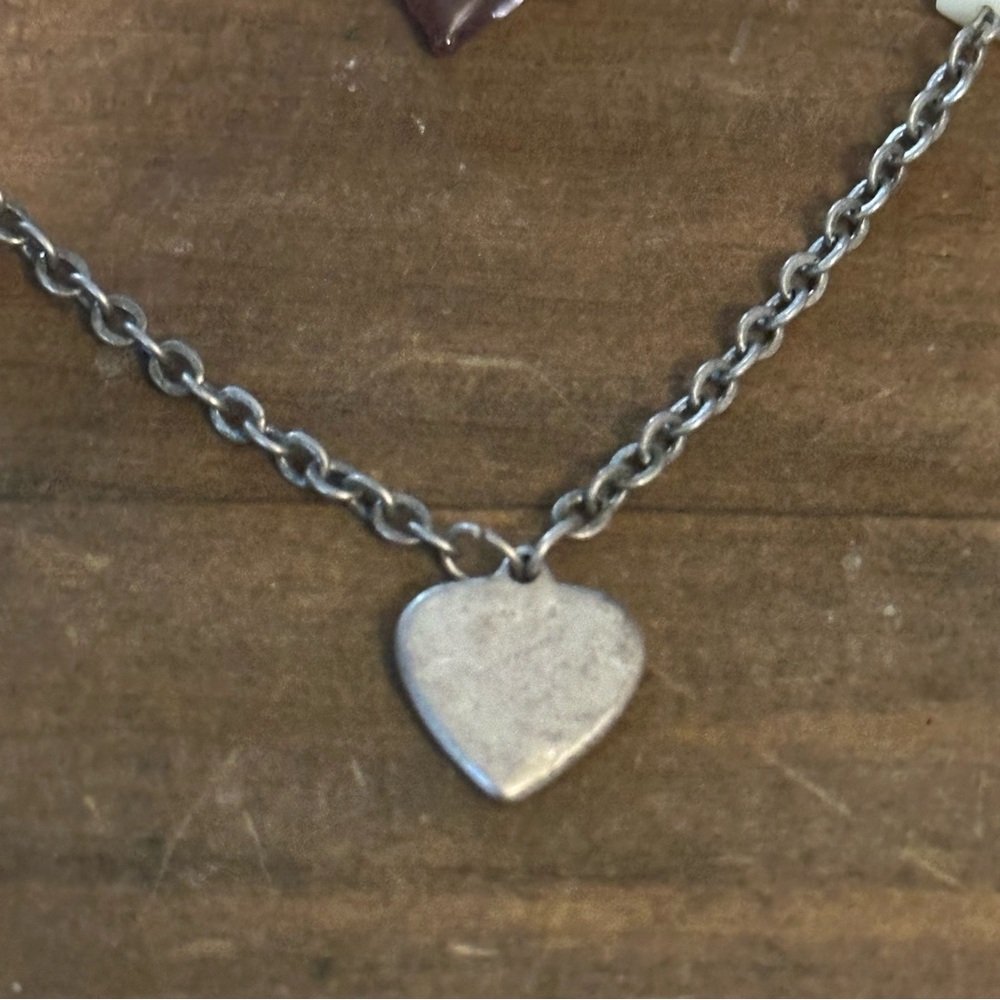 American Eagle Silver Tone Beach Theme Necklace - image 5